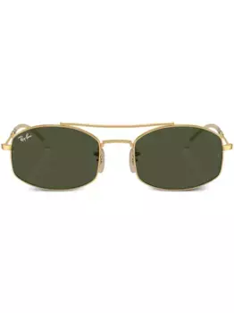 Солнцезащитные очки в квадратной оправе Ray-Ban, золотой