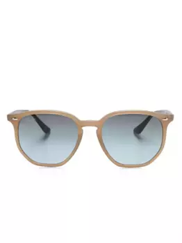 Солнцезащитные очки в квадратной оправе Ray-Ban, коричневый