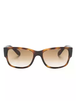Солнцезащитные очки в квадратной оправе Ray-Ban, коричневый
