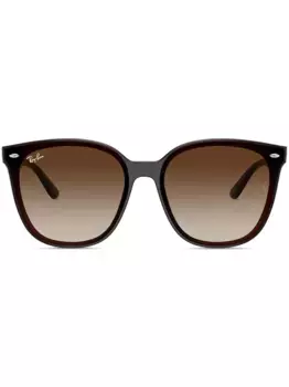 Солнцезащитные очки в квадратной оправе Ray-Ban, коричневый
