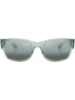 Солнцезащитные очки в квадратной оправе Ray-Ban, зеленый