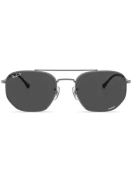 Солнцезащитные очки в квадратной оправе Ray-Ban, серый