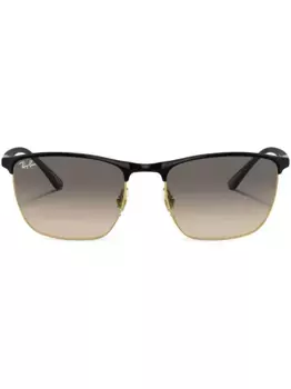 Солнцезащитные очки в квадратной оправе Ray-Ban, черный