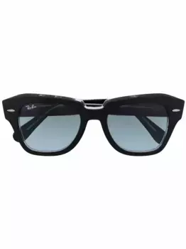Солнцезащитные очки в квадратной оправе Ray-Ban, черный