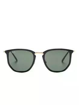 Солнцезащитные очки в квадратной оправе Ray-Ban, черный