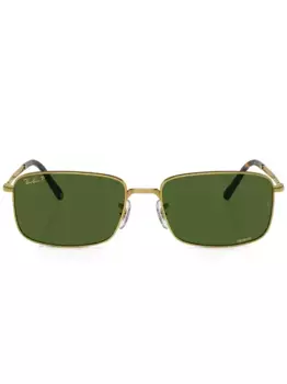 Солнцезащитные очки в квадратной оправе Ray-Ban, золотой