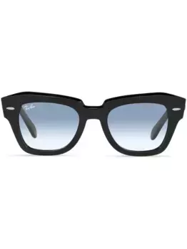 Солнцезащитные очки в квадратной оправе Ray-Ban, черный