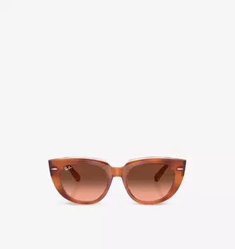 Солнцезащитные очки в квадратной оправе Rb2286 doreen Ray-Ban, коричневый