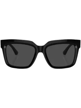 Солнцезащитные очки в квадратной оправе с логотипом Burberry Eyewear, черный