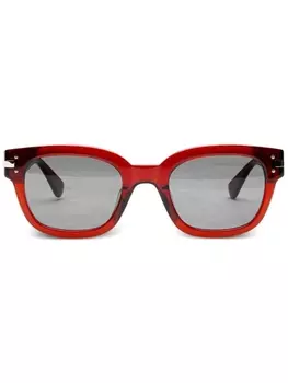 Солнцезащитные очки в квадратной оправе с логотипом AMIRI, красный