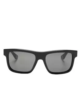 Солнцезащитные очки в квадратной оправе с логотипом Gucci Eyewear, черный
