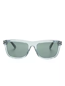 Солнцезащитные очки в квадратной оправе с логотипом Gucci Eyewear, зеленый