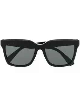 Солнцезащитные очки в квадратной оправе с логотипом Gucci Eyewear, черный