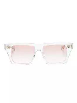 Солнцезащитные очки в квадратной оправе с логотипом Dita Eyewear, белый