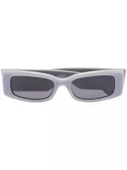 Солнцезащитные очки в квадратной оправе с логотипом Balenciaga Eyewear, серый