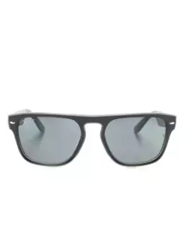 Солнцезащитные очки в квадратной оправе с логотипом Ray-Ban, черный