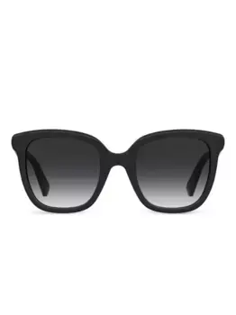 Солнцезащитные очки в квадратной оправе с логотипом Moschino Eyewear, черный