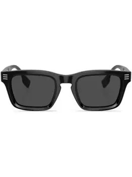 Солнцезащитные очки в квадратной оправе с логотипом Burberry Eyewear, черный