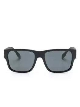 Солнцезащитные очки в квадратной оправе с логотипом Burberry Eyewear, черный