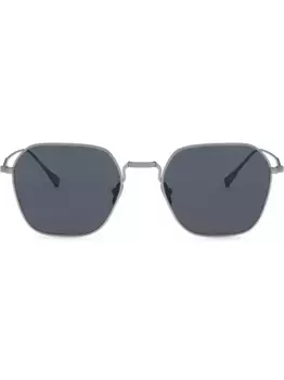 Солнцезащитные очки в квадратной оправе с затемненными линзами GIORGIO ARMANI, серый