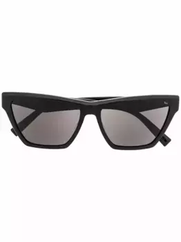 Солнцезащитные очки в квадратной оправе Saint Laurent Eyewear, черный