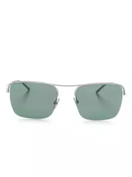 Солнцезащитные очки в квадратной оправе Solamor1946, серебяный