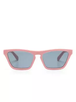 Солнцезащитные очки в квадратной оправе Stella McCartney Eyewear, розовый