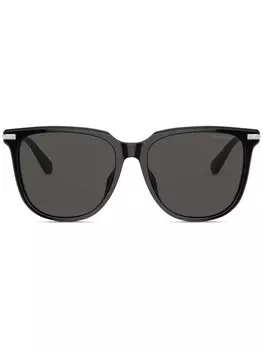 Солнцезащитные очки в квадратной оправе Swarovski, черный