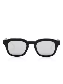 Солнцезащитные очки в квадратной оправе Thom Browne Eyewear, черный