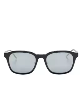 Солнцезащитные очки в квадратной оправе Thom Browne Eyewear, черный
