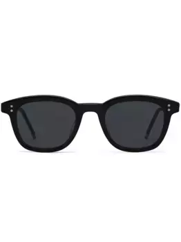 Солнцезащитные очки в квадратной оправе Thom Browne Eyewear, черный