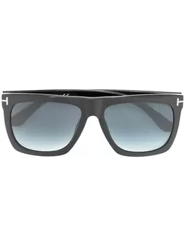 Солнцезащитные очки в квадратной оправе TOM FORD Eyewear, черный