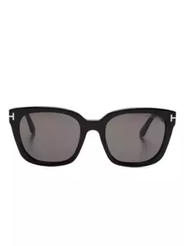 Солнцезащитные очки в квадратной оправе TOM FORD Eyewear, черный