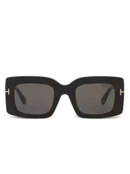 Солнцезащитные очки в квадратной оправе TOM FORD Eyewear, черный