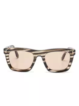 Солнцезащитные очки в квадратной оправе TOM FORD Eyewear, нейтральный