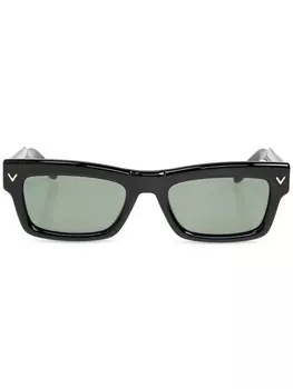 Солнцезащитные очки в квадратной оправе VALENTINO GARAVANI EYEWEAR, черный