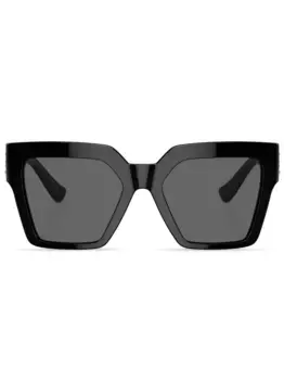 Солнцезащитные очки в квадратной оправе Versace Eyewear, черный