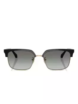 Солнцезащитные очки в квадратной оправе Versace Eyewear, черный