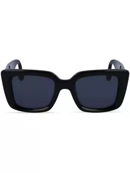 Солнцезащитные очки в квадратной оправе Victoria Beckham Eyewear, черный