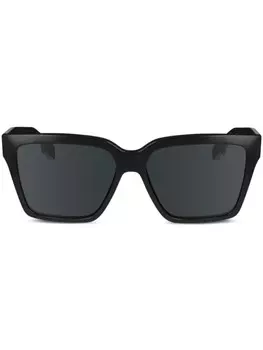 Солнцезащитные очки в квадратной оправе Victoria Beckham Eyewear, черный