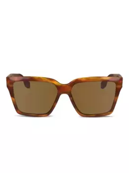 Солнцезащитные очки в квадратной оправе VICTORIA BECKHAM, коричневый