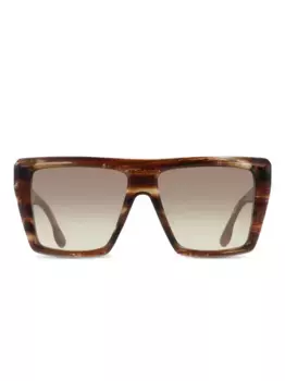 Солнцезащитные очки в квадратной оправе VICTORIA BECKHAM, коричневый