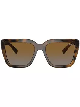 Солнцезащитные очки в квадратной оправе Vogue Eyewear, коричневый