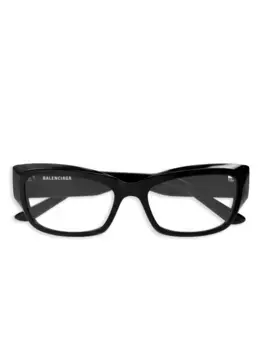 Солнцезащитные очки в массивной квадратной оправе Balenciaga Eyewear, черный