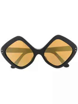 Солнцезащитные очки в массивной оправе Cutler & Gross, черный