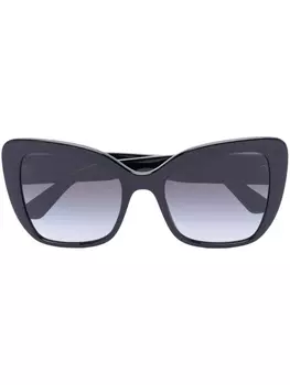 Солнцезащитные очки в массивной оправе Dolce & Gabbana Eyewear, черный