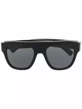 Солнцезащитные очки в массивной оправе Dolce & Gabbana Eyewear, черный