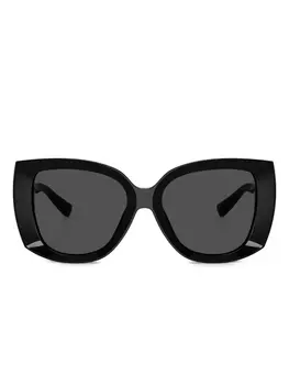 Солнцезащитные очки в массивной оправе Dolce & Gabbana Eyewear, черный