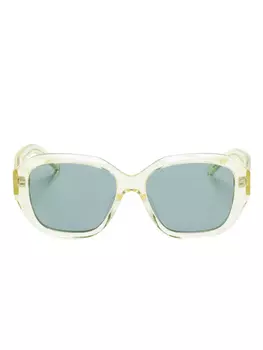 Солнцезащитные очки в массивной оправе Givenchy Eyewear, зеленый