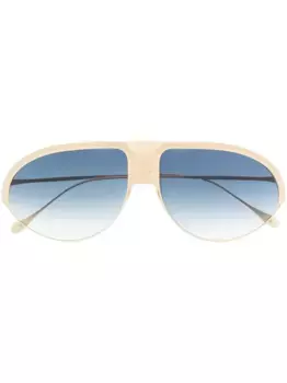 Солнцезащитные очки в массивной оправе Rigards, золотой